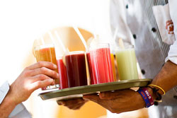 a selection of juices